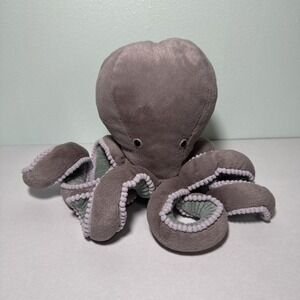 Jellycat Neo Octopus Plush Gray 12 Inch Stuffed Animal Toy Retired EUC Squid